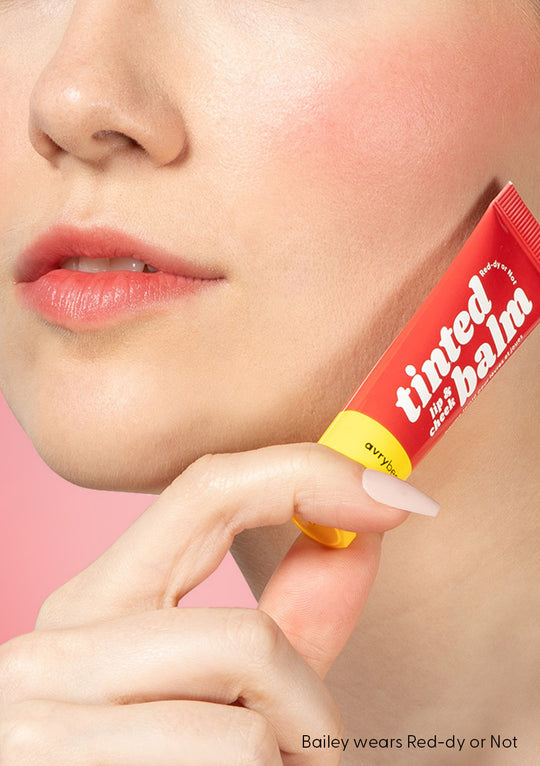 Lip & Cheek Tinted Balm - Red-dy or Not (10mL TUBE)