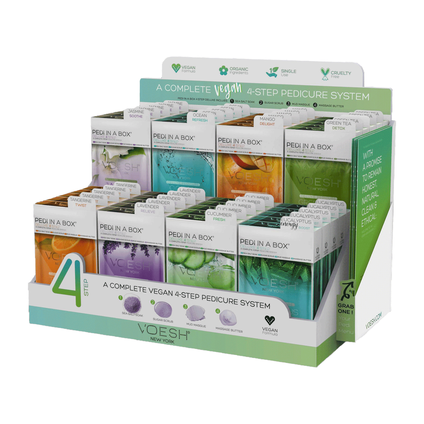 Counter Top 8 Tier Pedi Stand