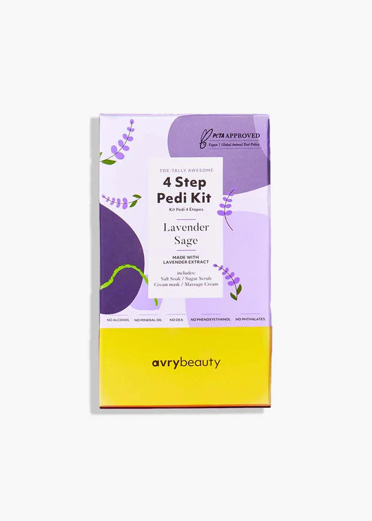4 Step Pedi Kit - Lavender & Sage