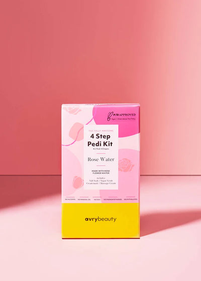 4 Step Pedi Kit - Rose  Water