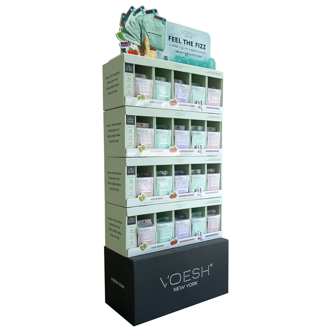 O2 Fizz Display Stand