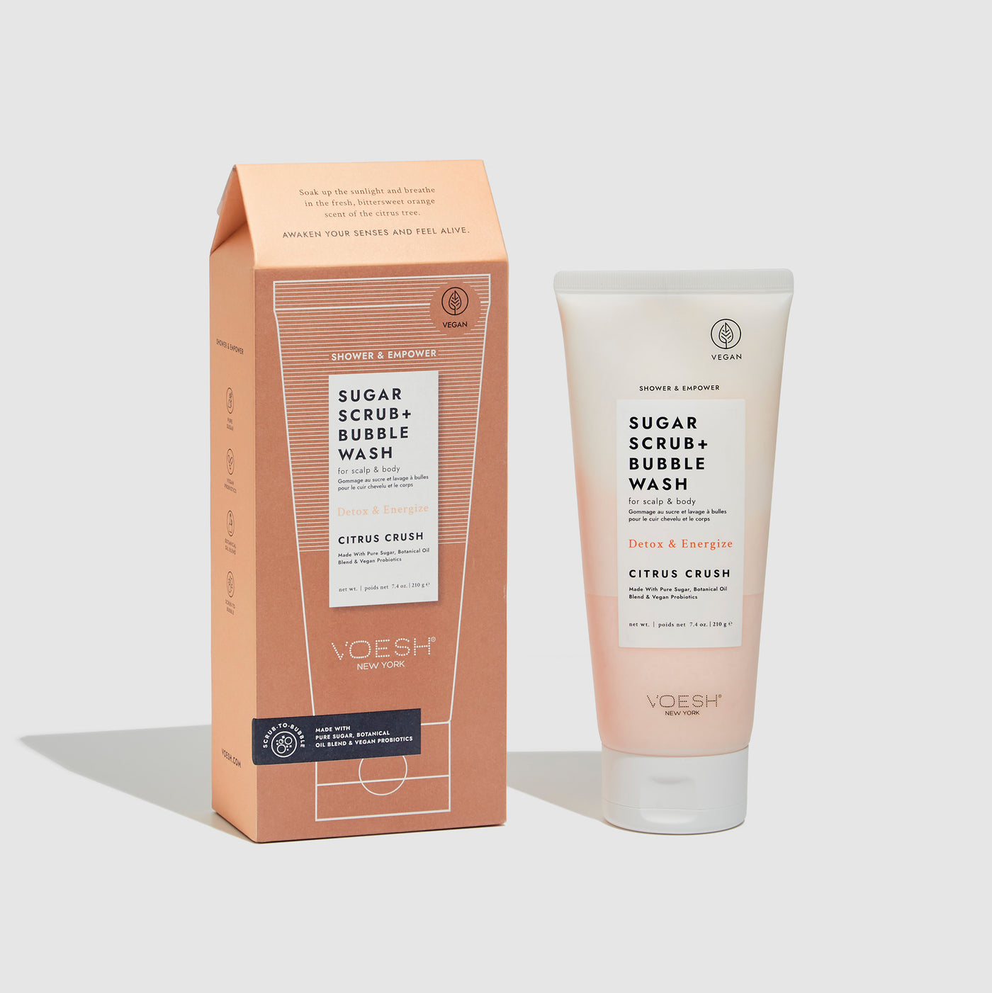 Scalp & Body Sugar Scrub - Citrus Crush (7.4oz)