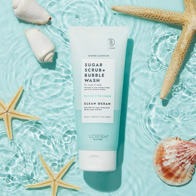 Scalp & Body Sugar Scrub - Clean Ocean (7.4oz)