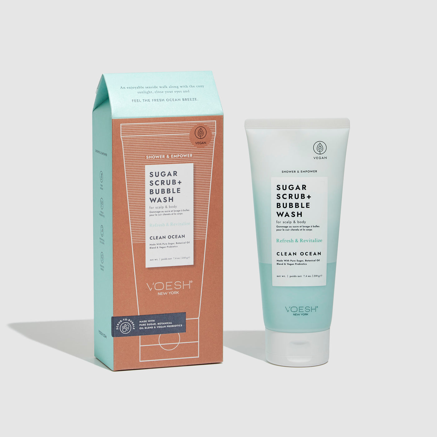 Scalp & Body Sugar Scrub - Clean Ocean (7.4oz)