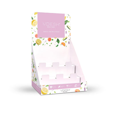 Side shot of the Voesh Counter Top Pedi Stand