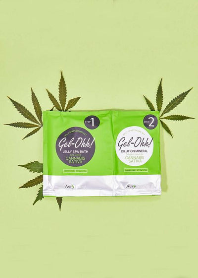 Gel-Ohh Jelly Spa Bath - Cannabis Sativa