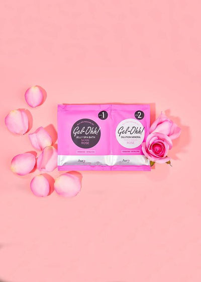 Gel-Ohh Jelly Spa Pedi Bath - Rose -
