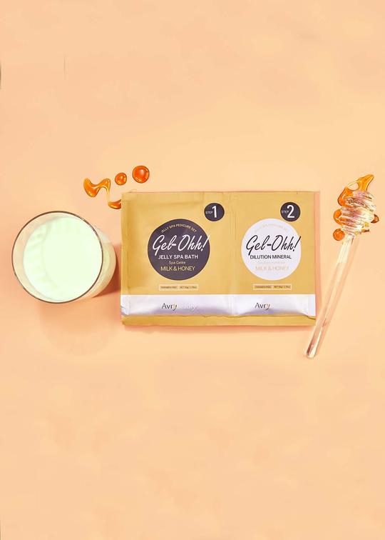 Gel-Ohh Jelly Spa Bath - Milk & Honey