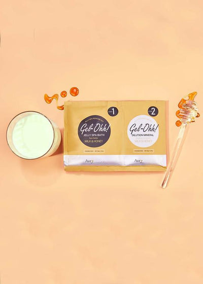 Gel-Ohh Jelly Spa Bath - Milk & Honey