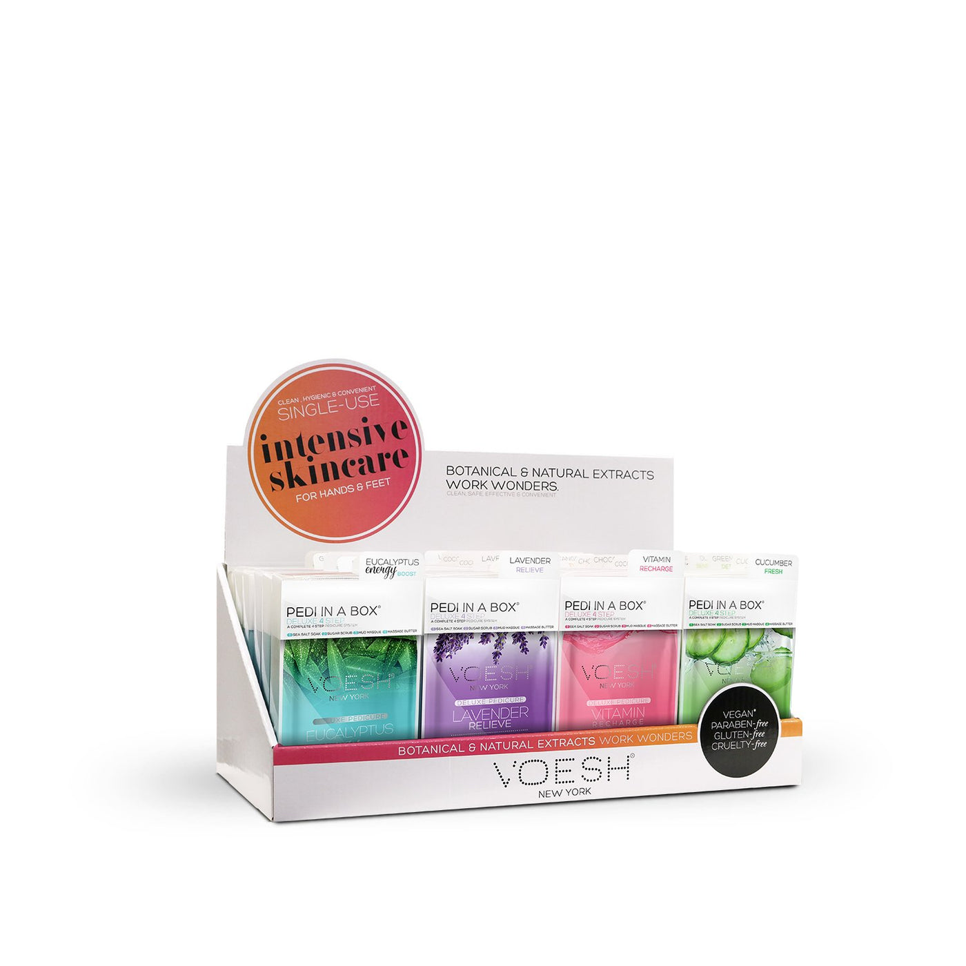Presentation of Voesh Counter Top Pedi Kit