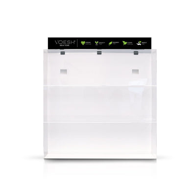 Front view of the Voesh Wall Mount Mask Kit
